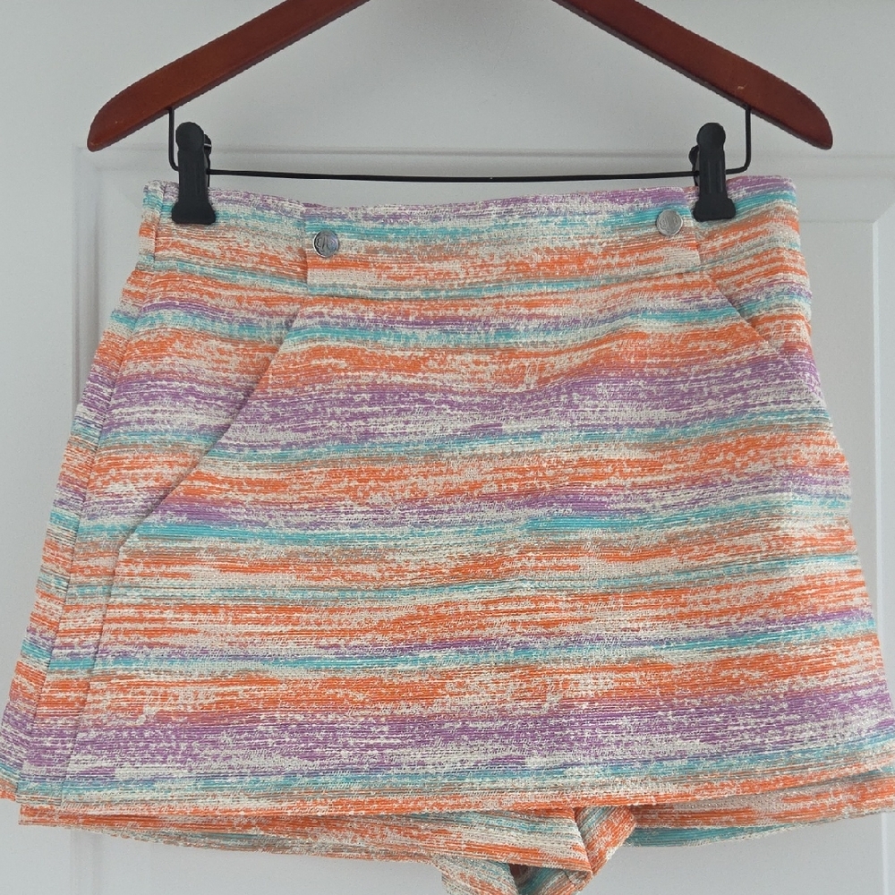 Maje Colorful Striped Women's Skorts